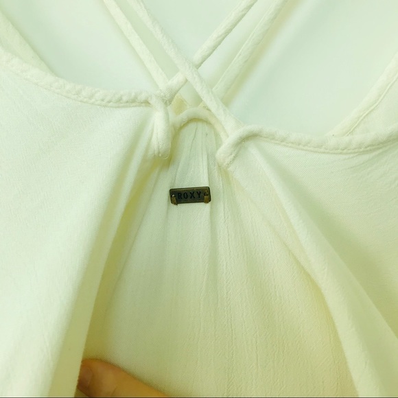 Roxy flowy tank in white - Picture 5 of 9